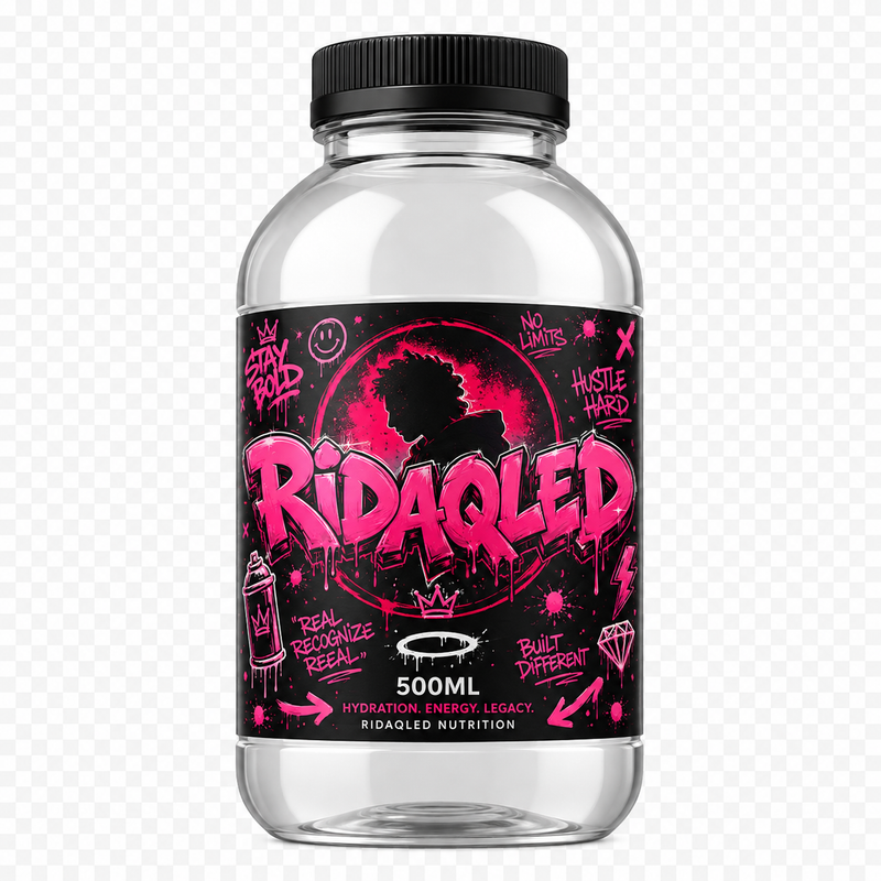 Custom Printed 500ml Fat Plastic Bottle