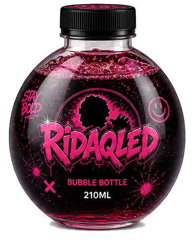 Custom Printed 210ml Bubble Bottle