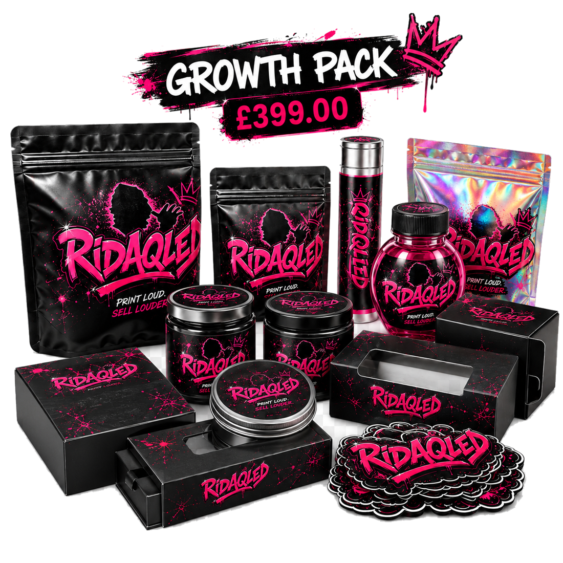 RIDAQLED Growth Pack bundle offer