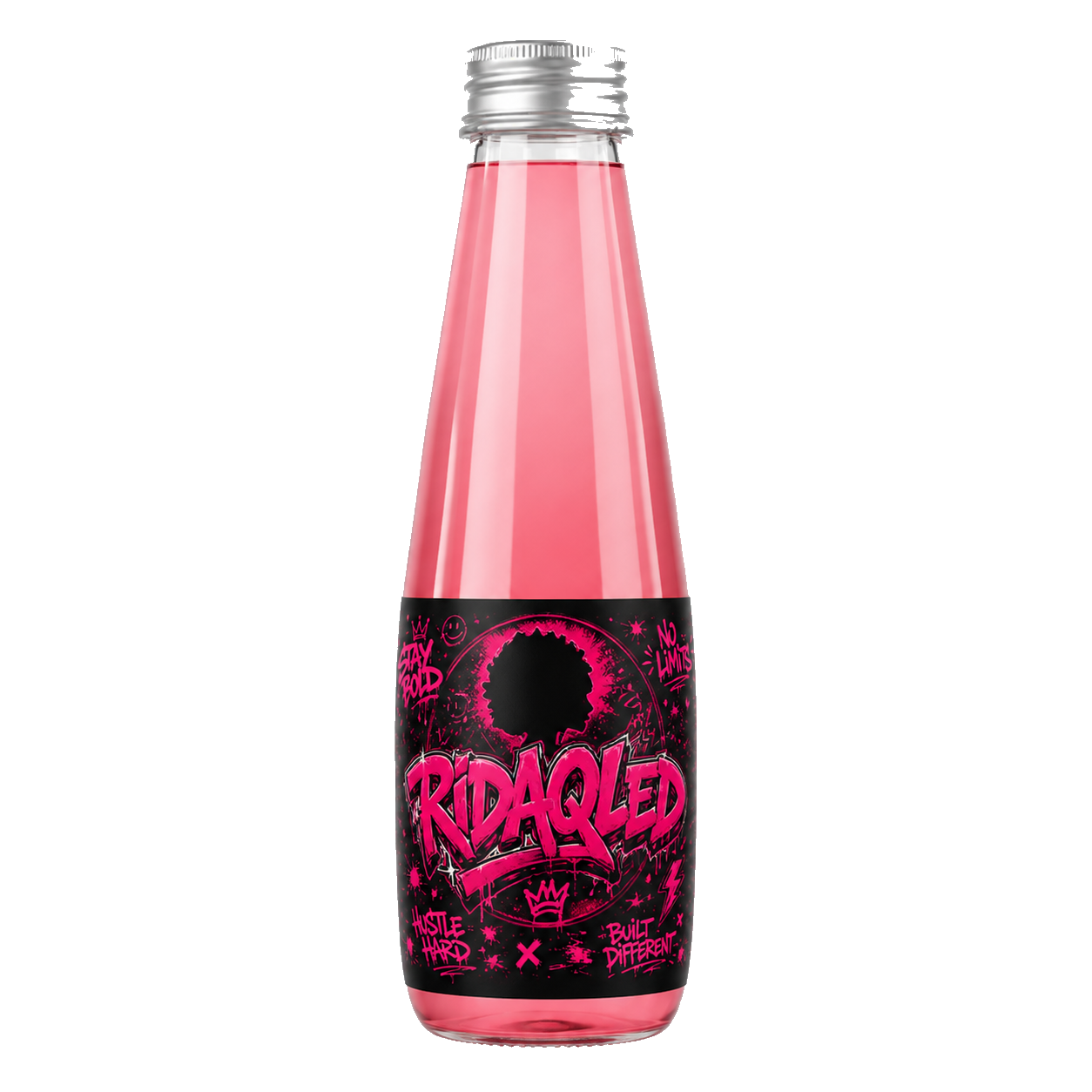 Custom Printed 350ml V-Neck Bottle