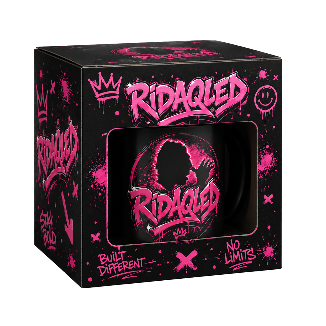 RIDAQLED Mug Window Boxes