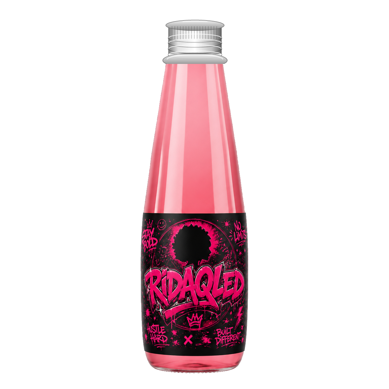 Custom Printed 350ml V-Neck Bottle